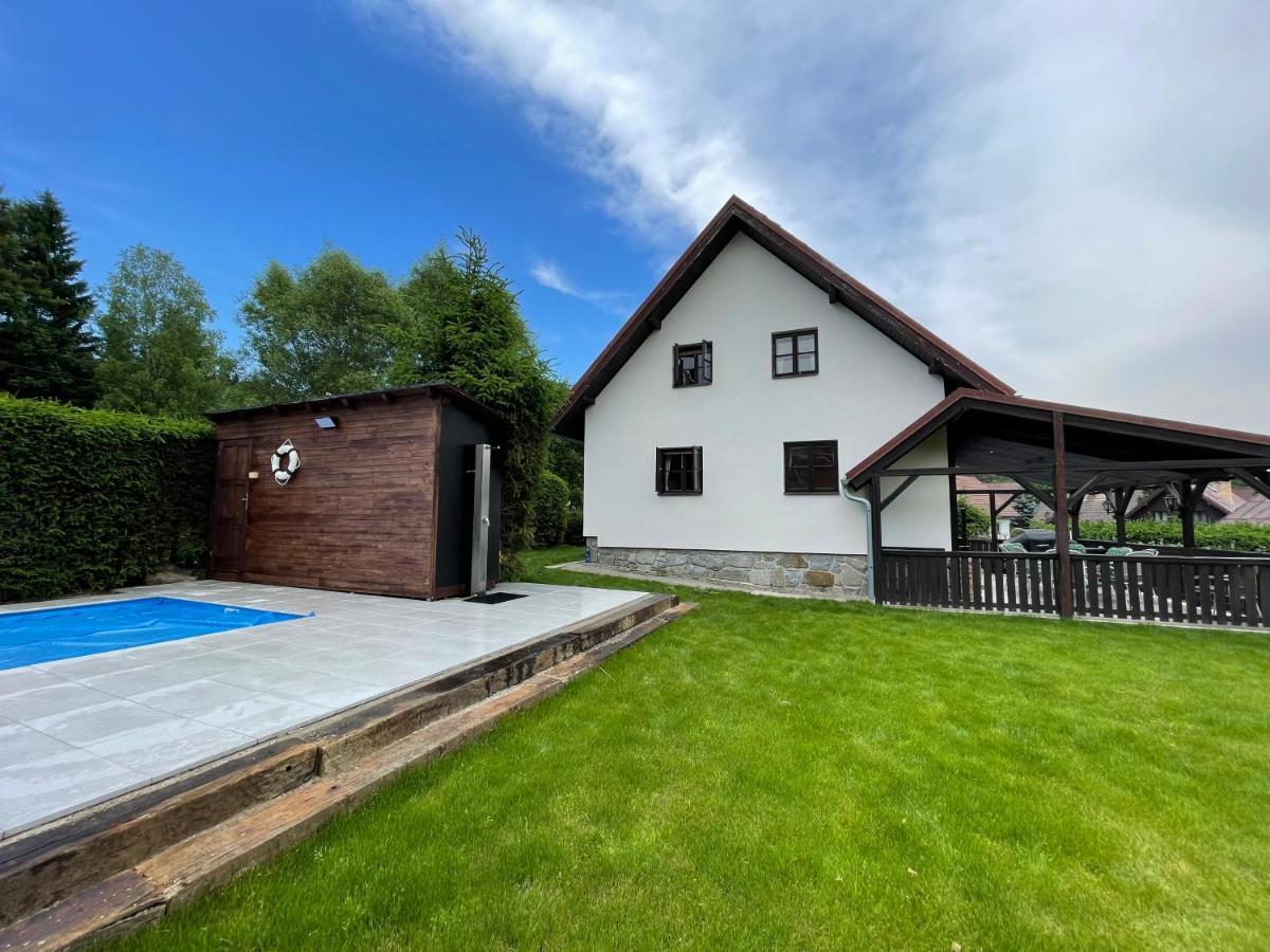 Holiday House Lipno-Slupecna 리프노나드비타보브 외부 사진